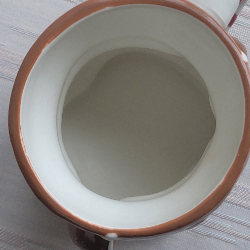 Pottery Barn Holiday Christmas Ms. Spice Gingerbread Candy Cane Handle Mug - Picture 10 of 13